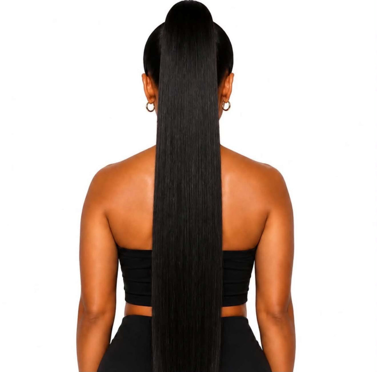 28" STRAIGHT PONYTAIL