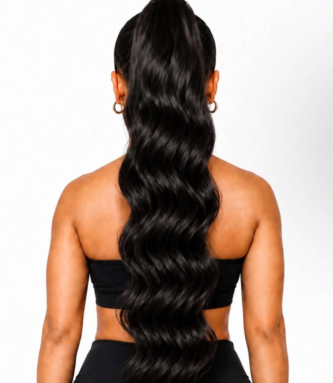 28" WAVY PONYTAIL
