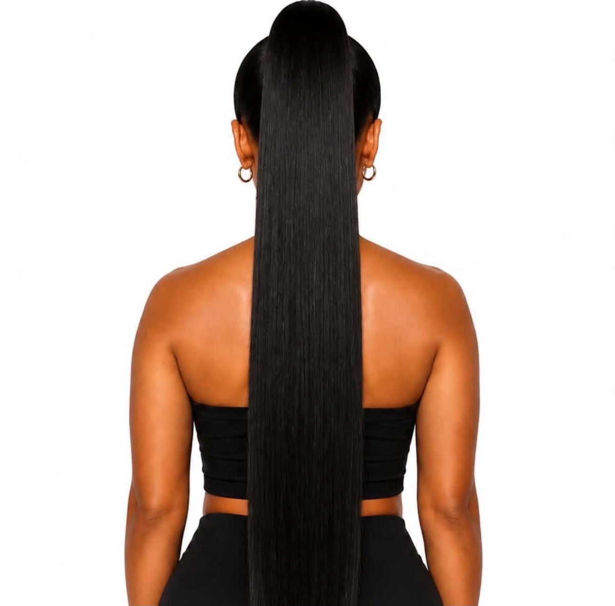 28" BLACK STRAIGHT