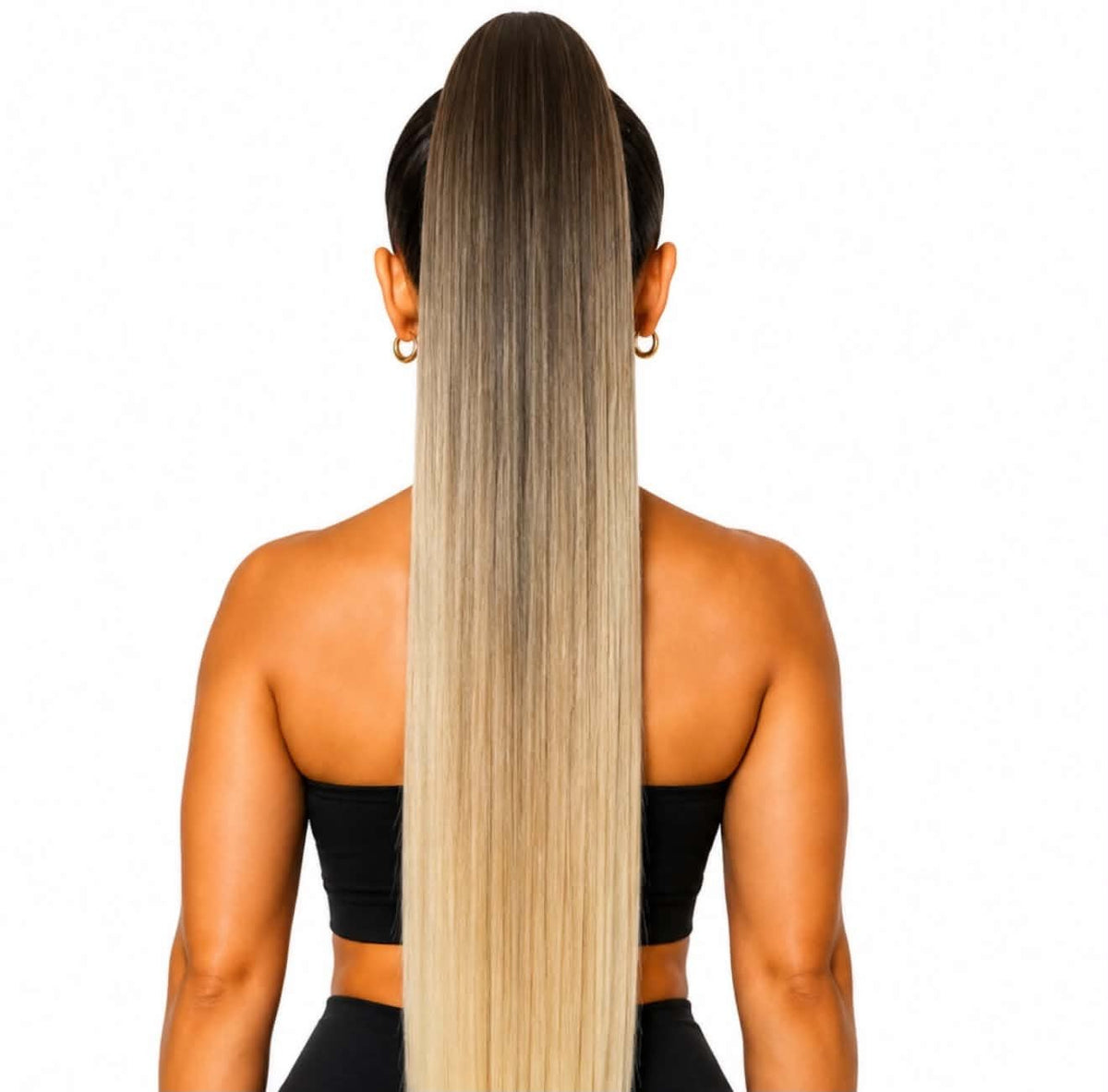 28" LUXE BROWN TO BLONDE STRAIGHT