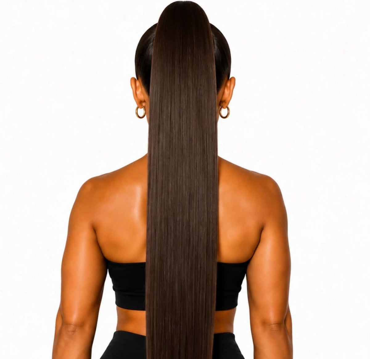 28"  MAKA BROWN STRAIGHT