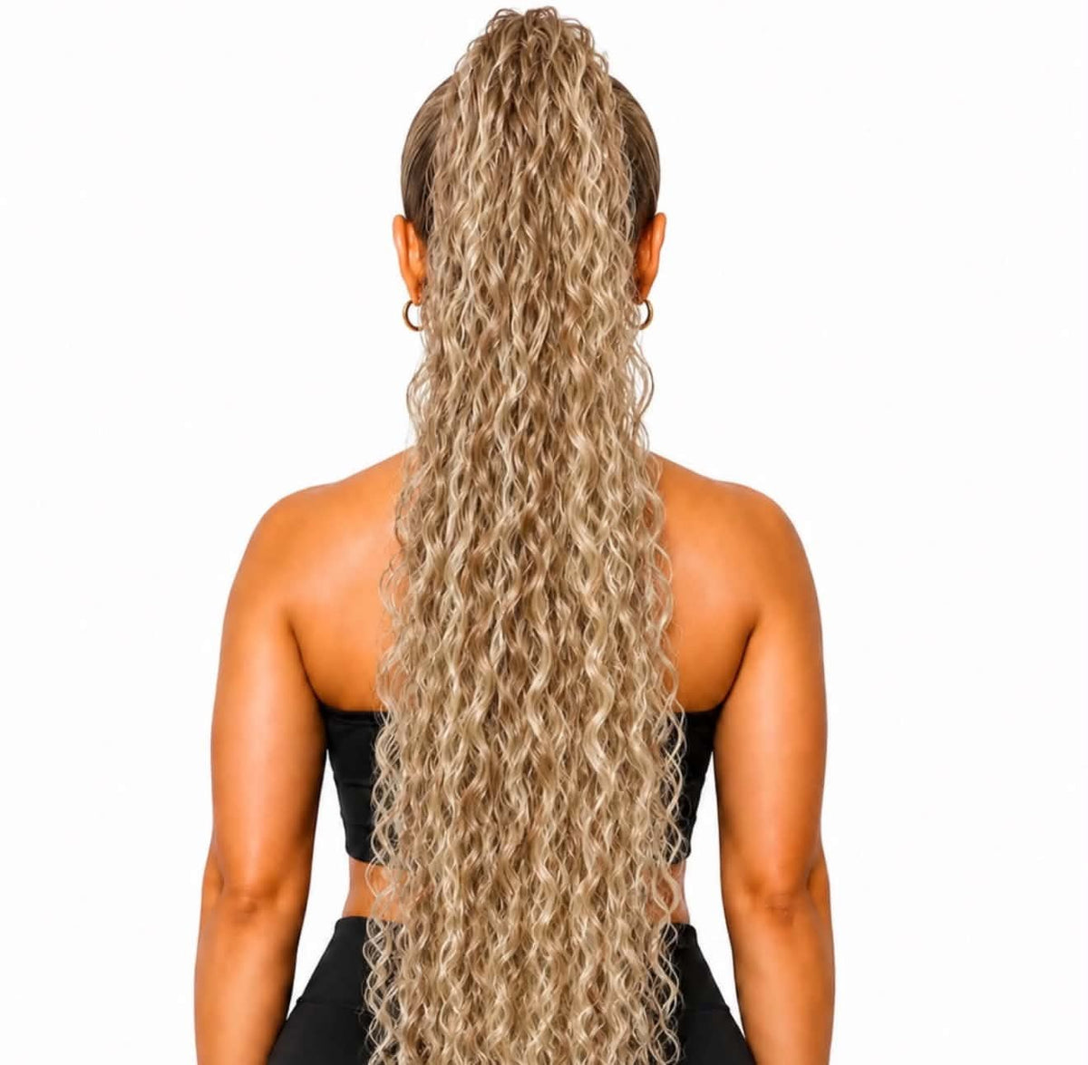 28" BLONDE BLEND CURLY
