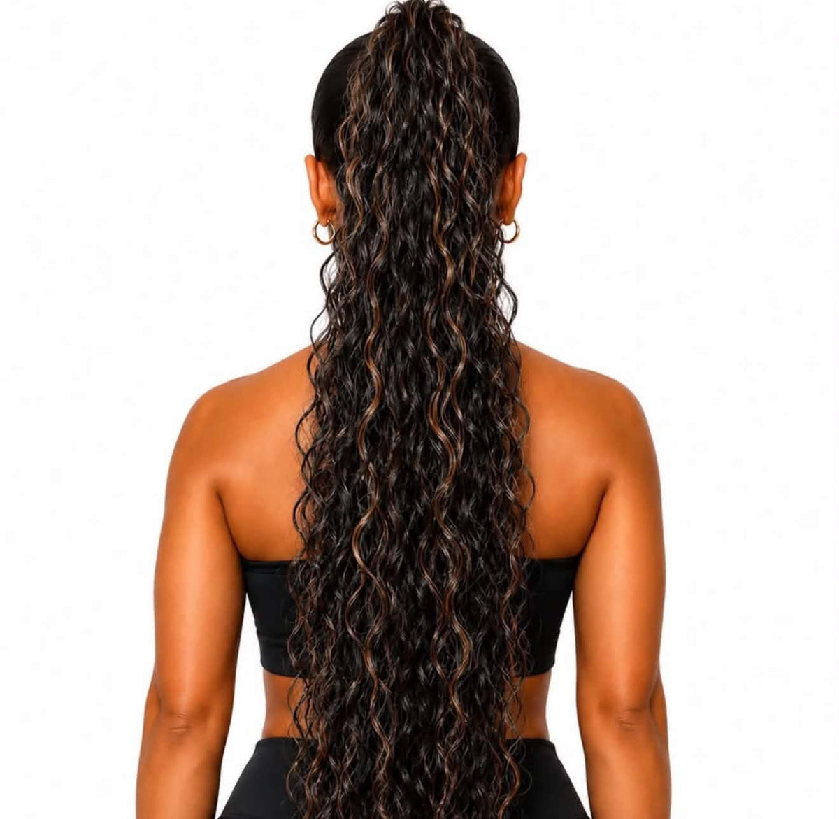 28" COCOA CURLY