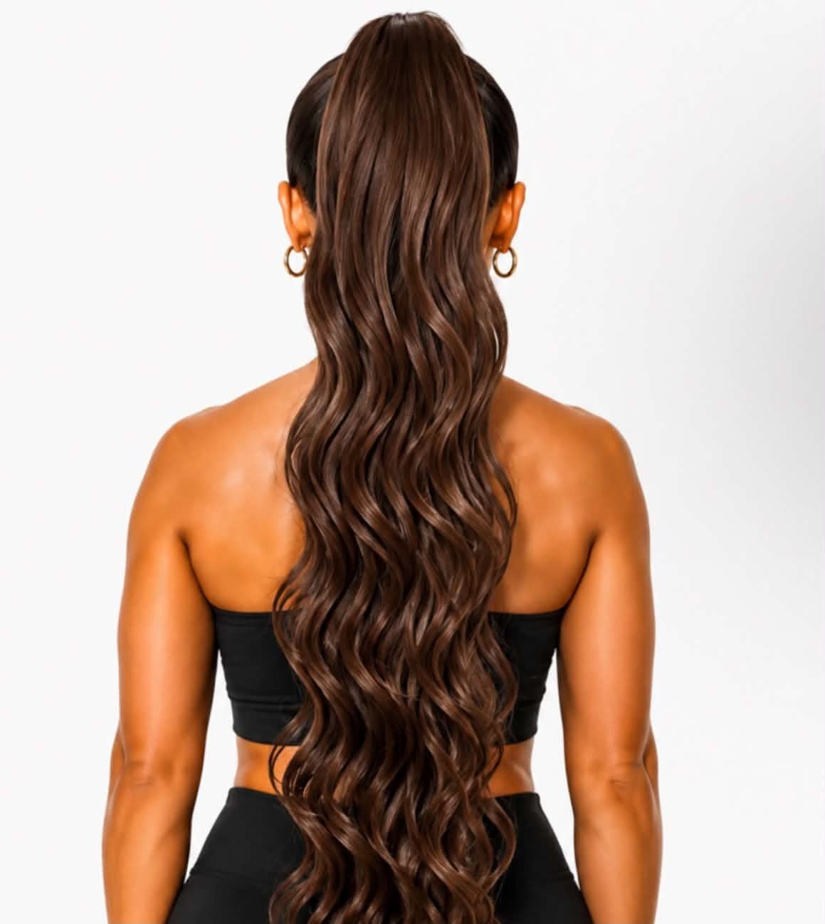 28" MAKA BROWN WAVY