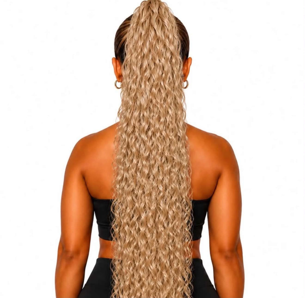 28" SMOKEY BLONDE CURLY