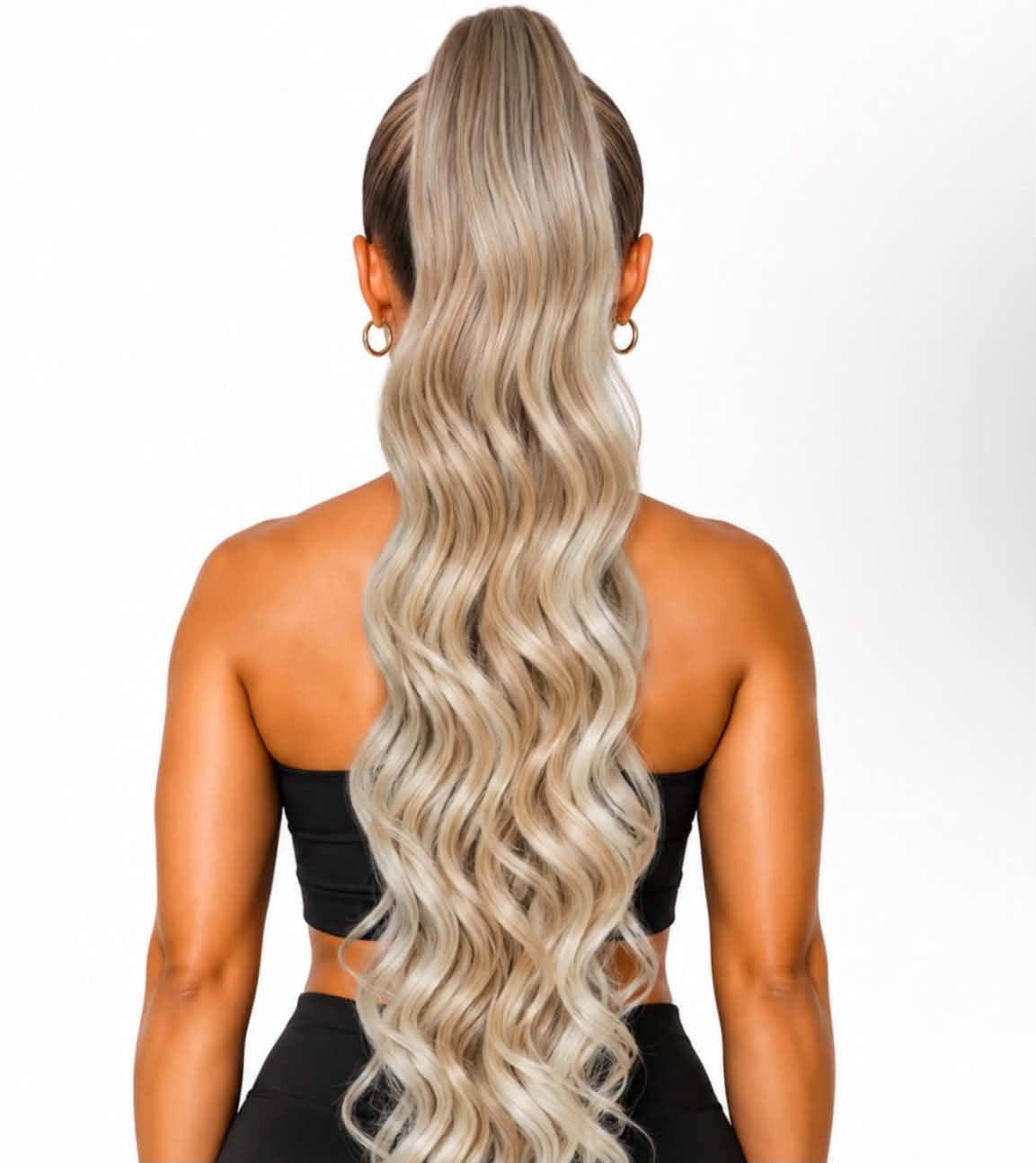 28" VANILLA SWIRL WAVY